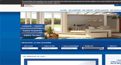 Desktop Screenshot of agence-blandineau.com